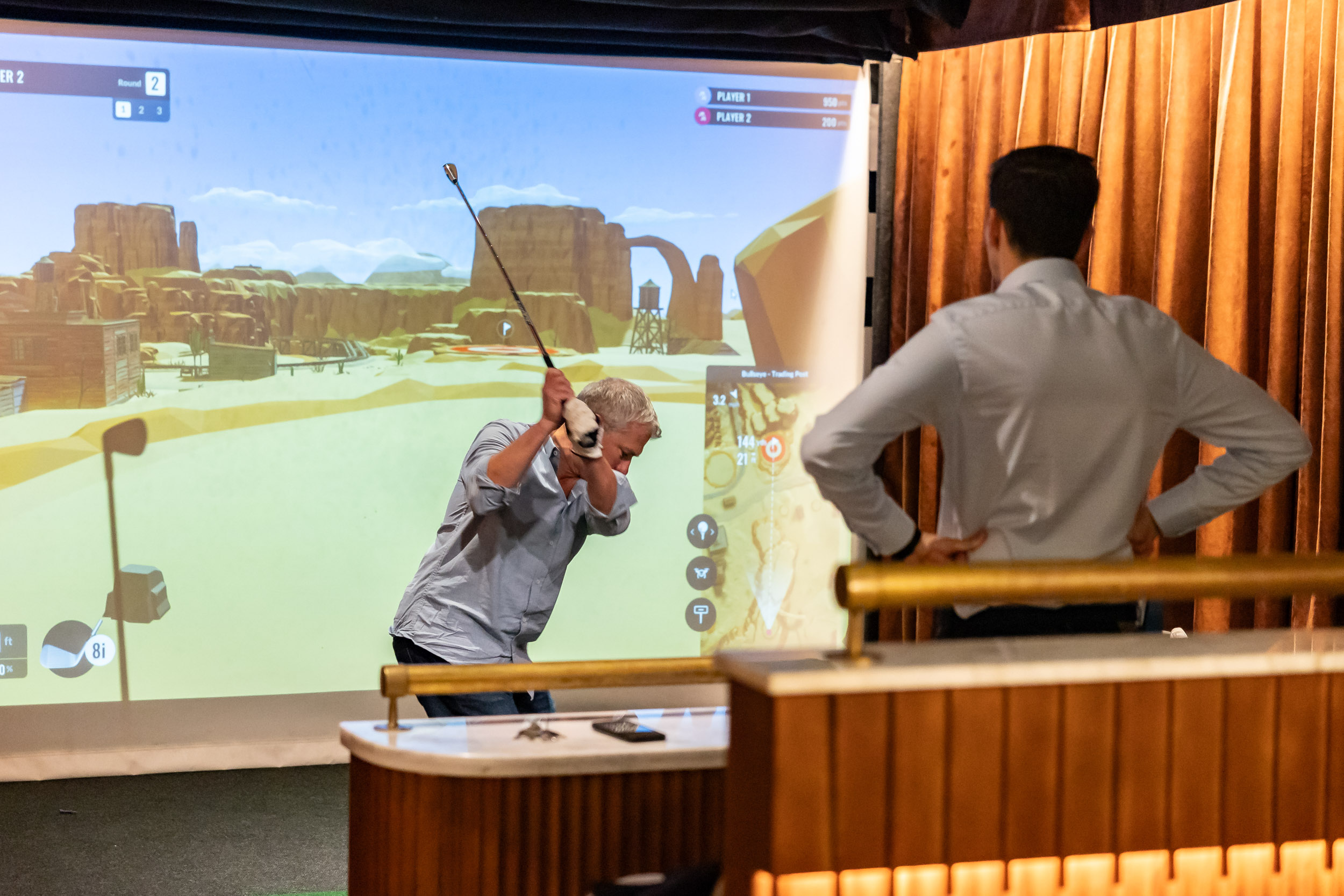 Group playing games at Pitch Manchester